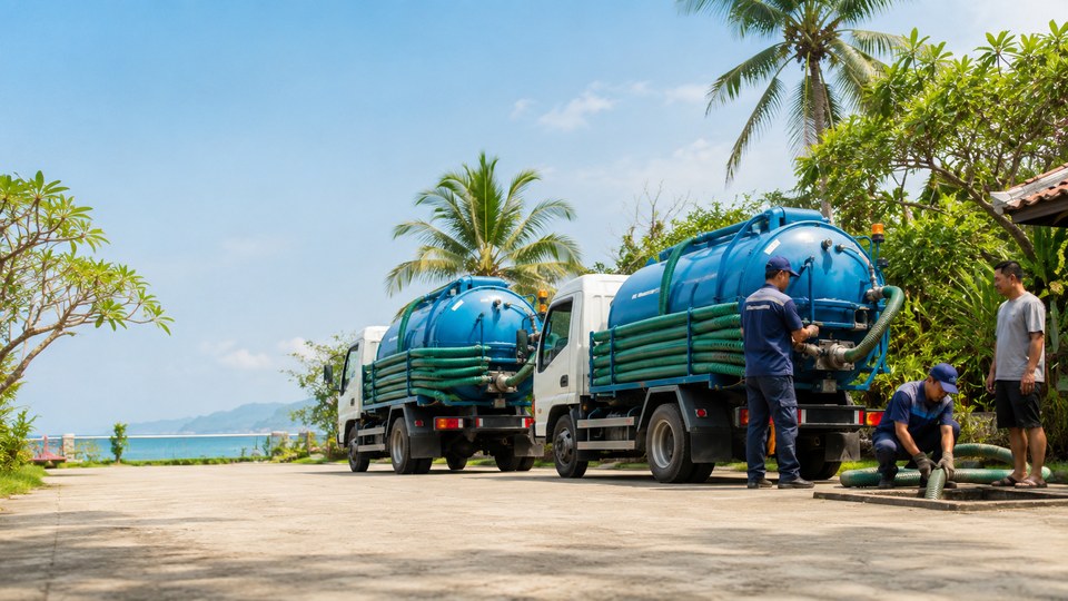 Armada sedot WC Cijulang Pangandaran
